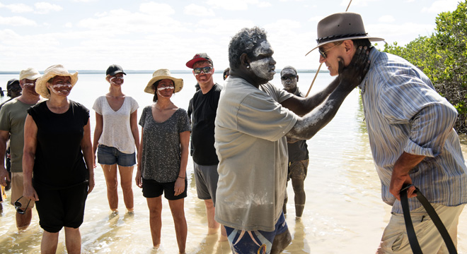 Timmy 'Djawa' Burarrwanga, Bawaka Homeland, East Arnhem Land, Northern Territory - First Contact - Series 2 - Photograph by David Dare Parker